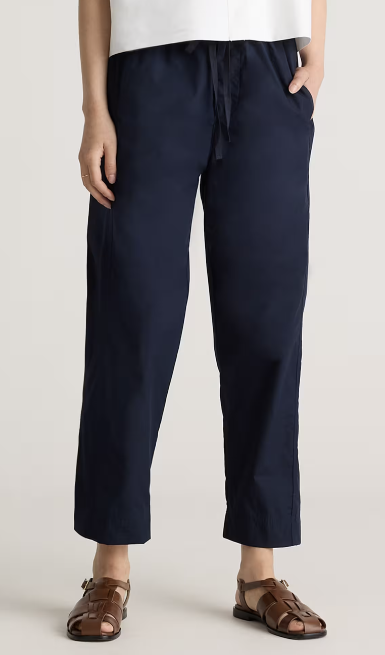 Poplin Pants and Skirts tania stephens 50 is not old fashion over 50 fashion blogger quince